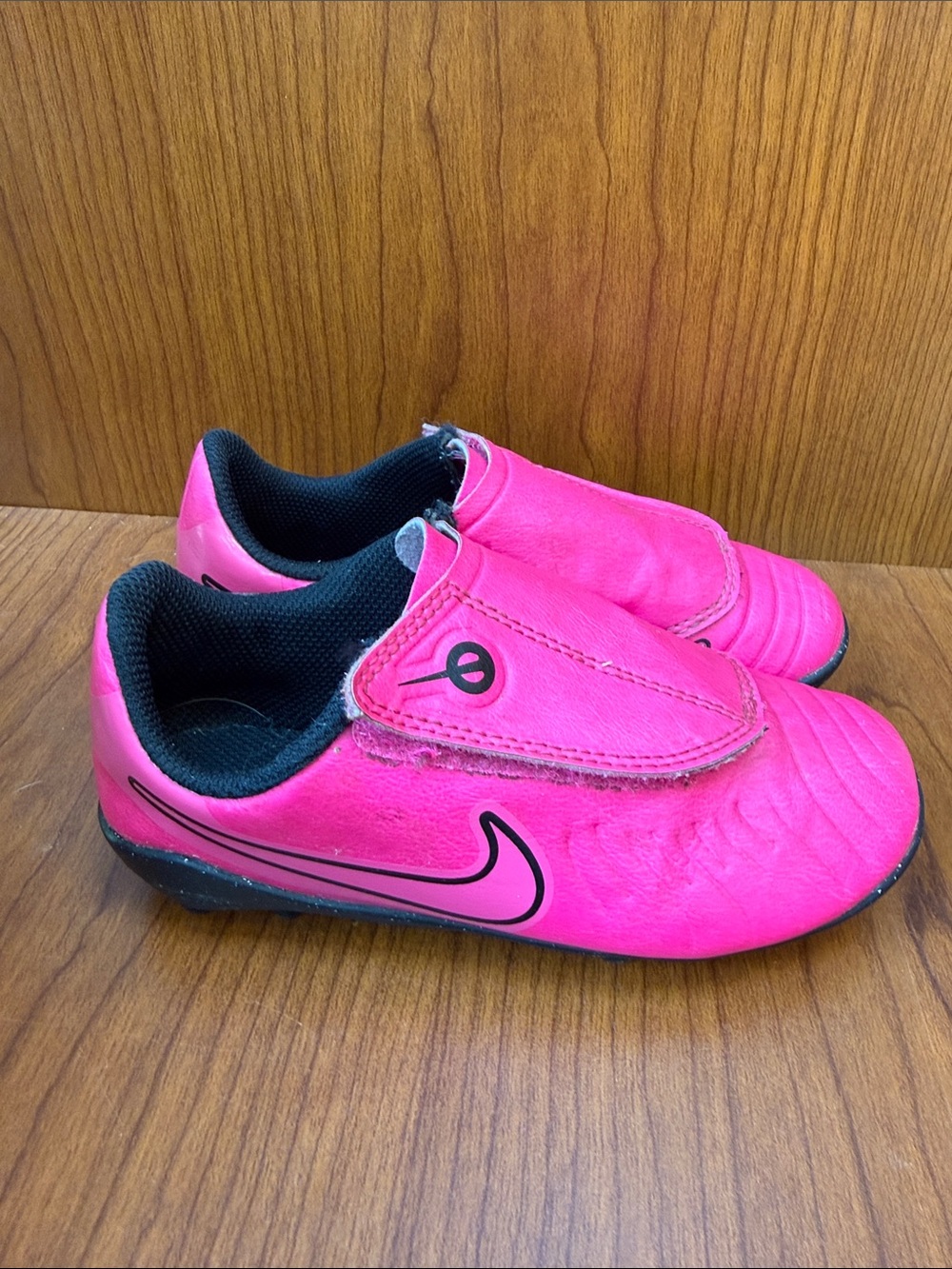 Nike Kids Hot Pink Slip-On Soccer Sneakers